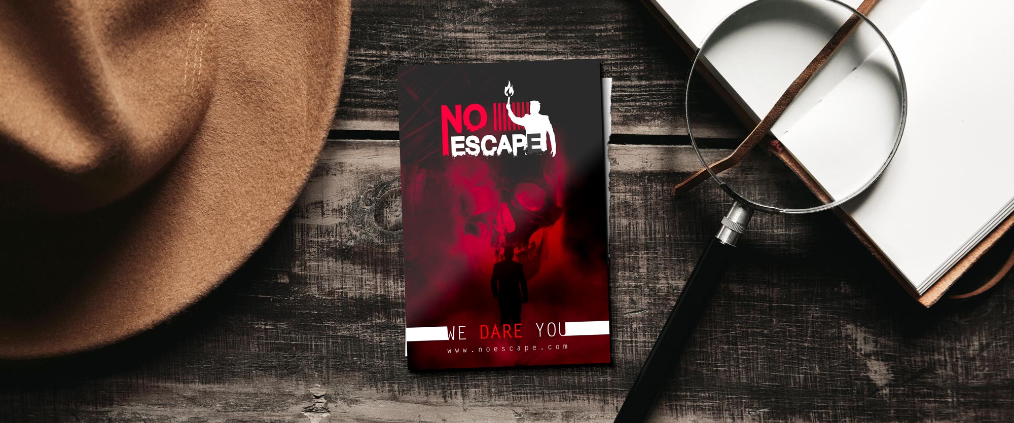 Design du flyer conceptuel No Escape Design du flyer conceptuel No Escape