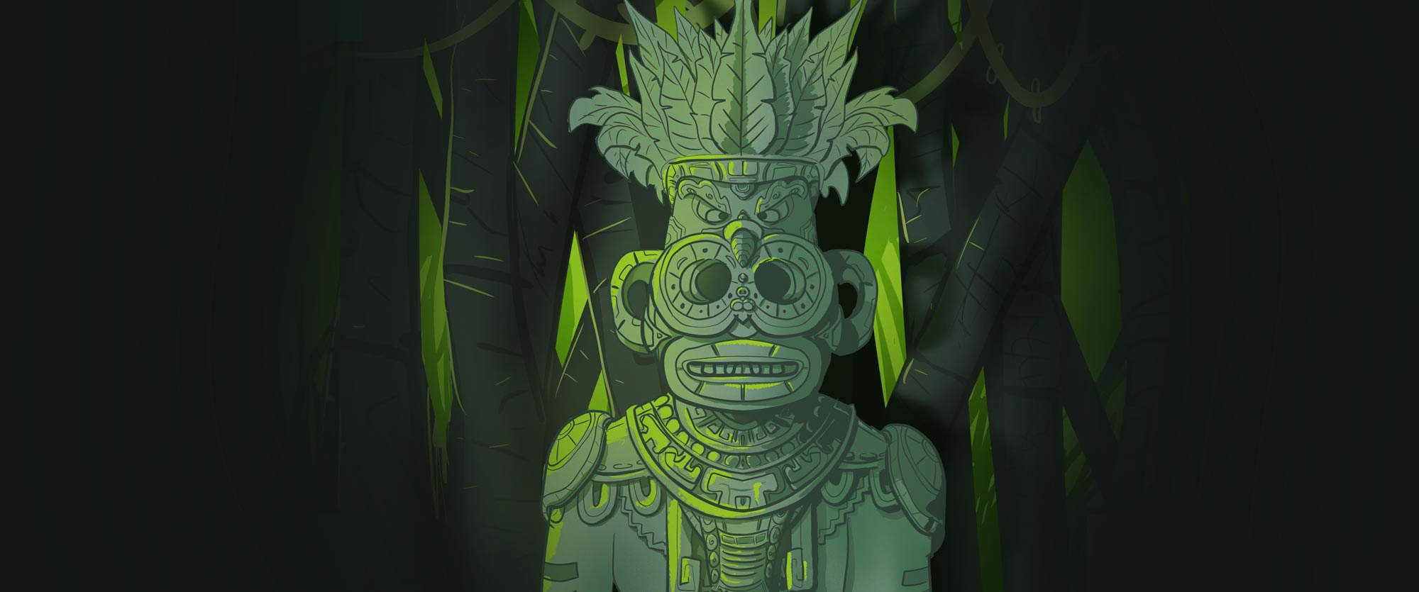 Illustration digitale jungle Illustration digitale jungle
