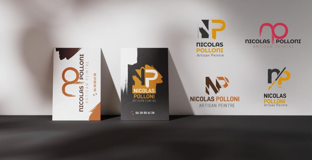 Propositions de logo pour un artisan peintre